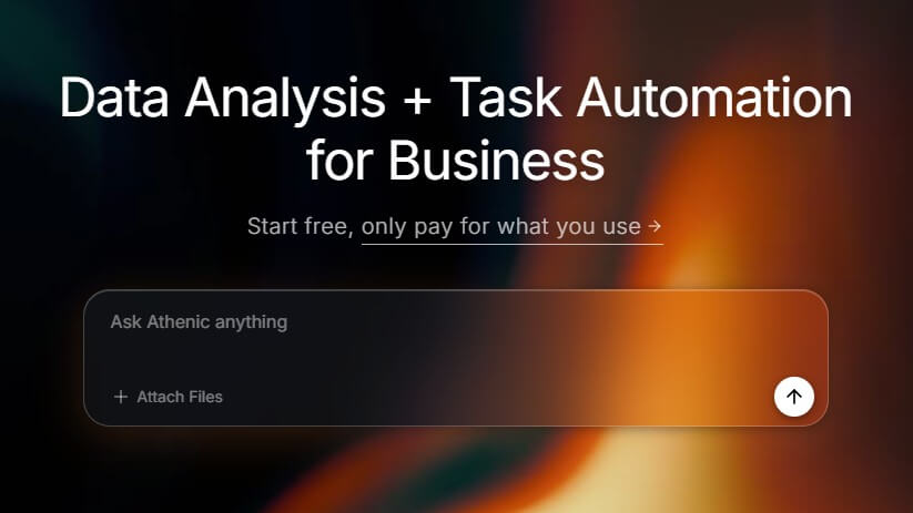 Athenic AI data analyst platform