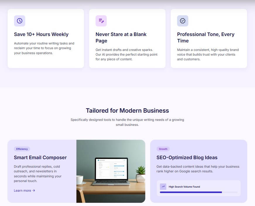 Stitch with Google landing page result three