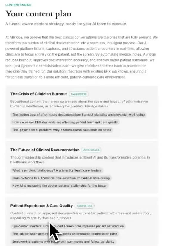 Parallel AI Content Plan