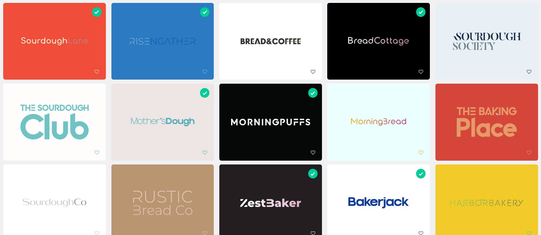 Namelix local bakery name results