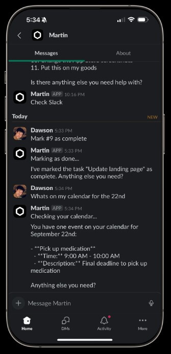 Slack Martin AI