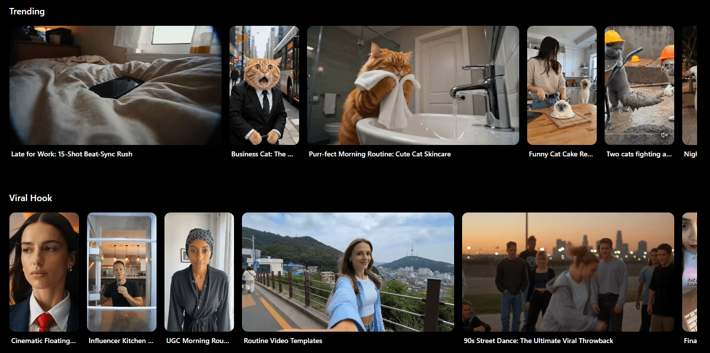 Topview.ai Social Content Video Gallery