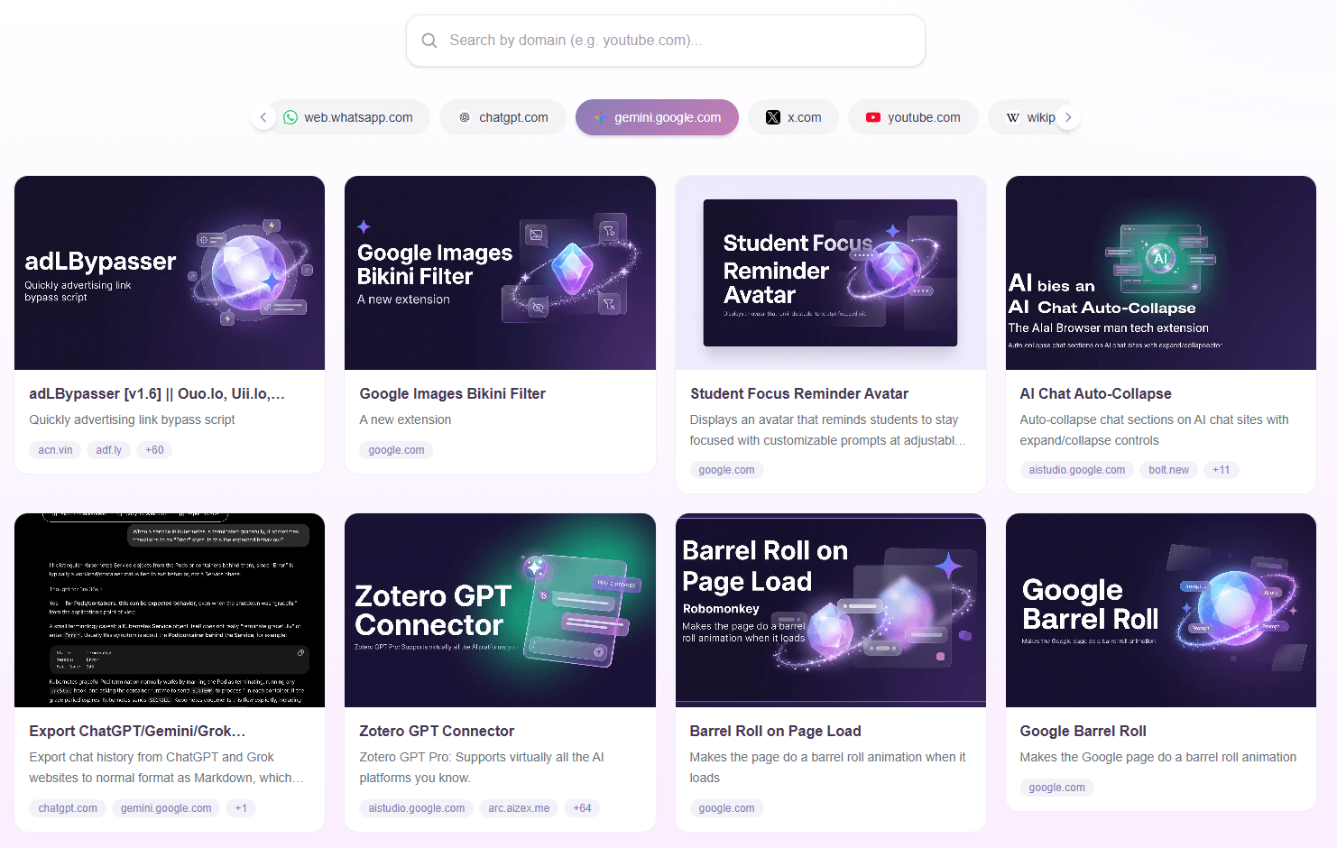 RoboMonkey AI-assisted browser customization workflow