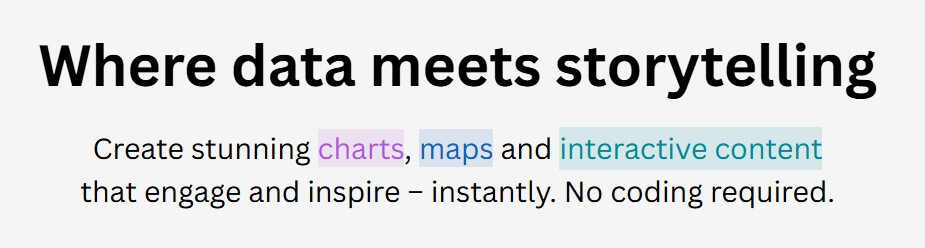 Flourish data visualization platform