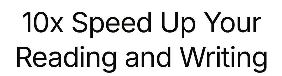 ReadPo reading and writing speed message