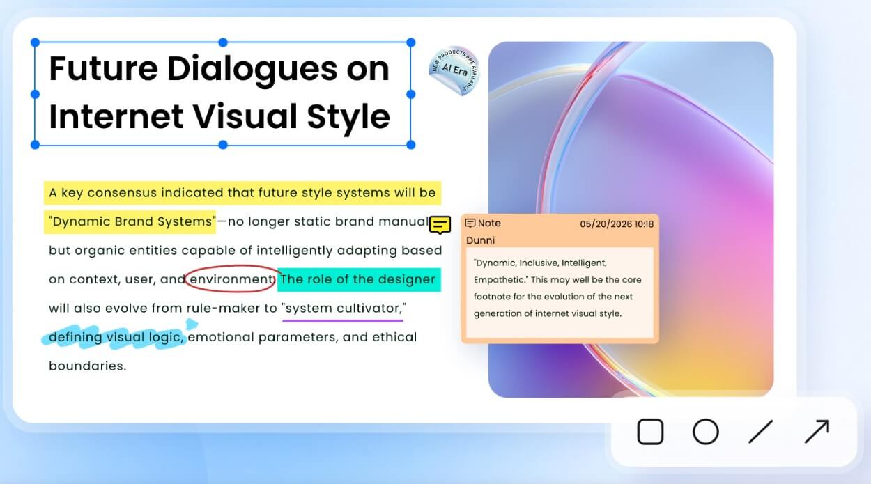 LightPDF Annotate and Draw