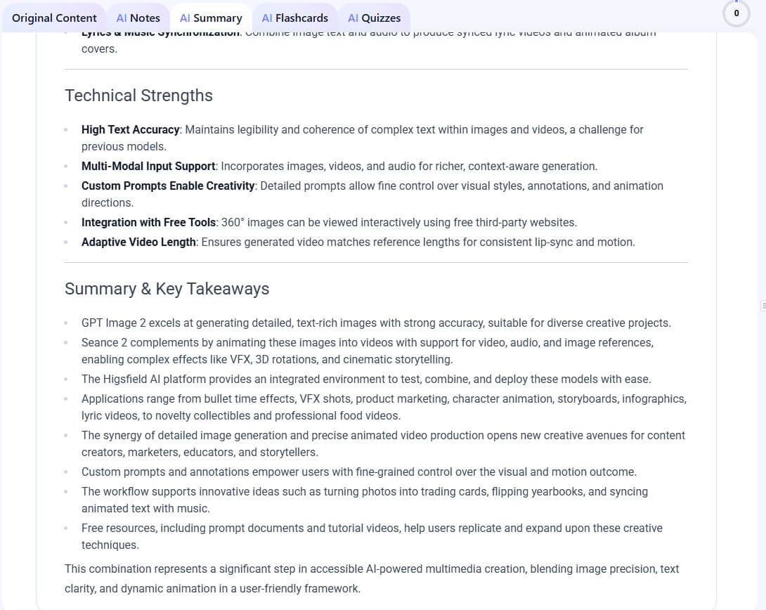 Mindgrasp AI Summary 3