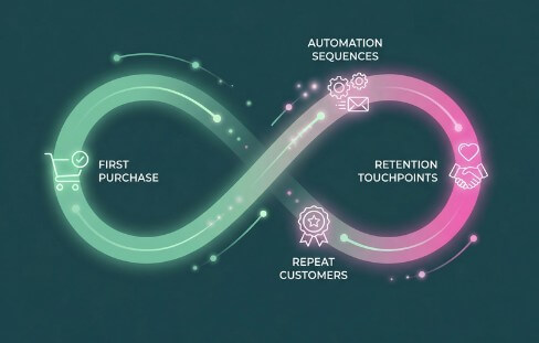 Robot of Business lifecycle marketing