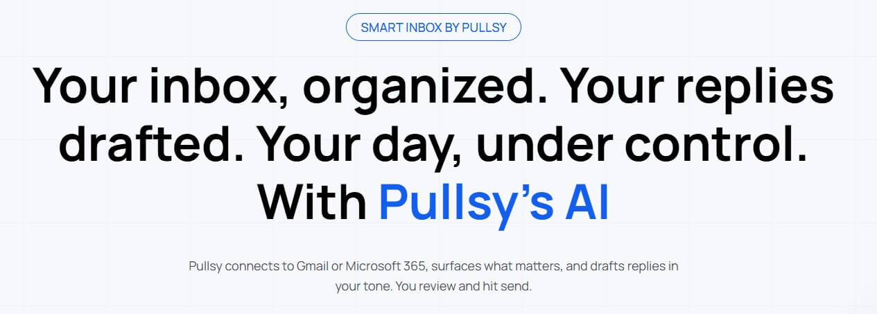 Pullsy AI email management assistant
