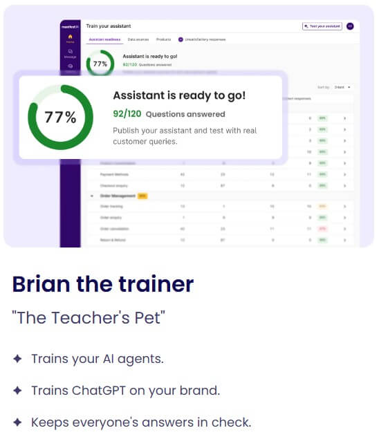 Manifest AI shopping assistant persona
