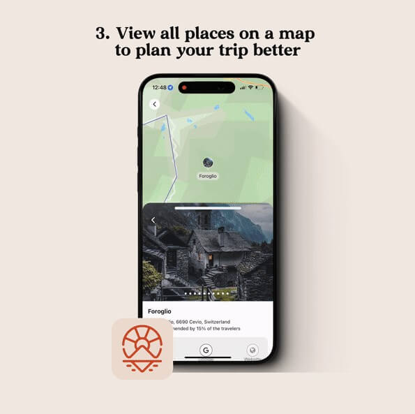 WanderMaps social saving step 3