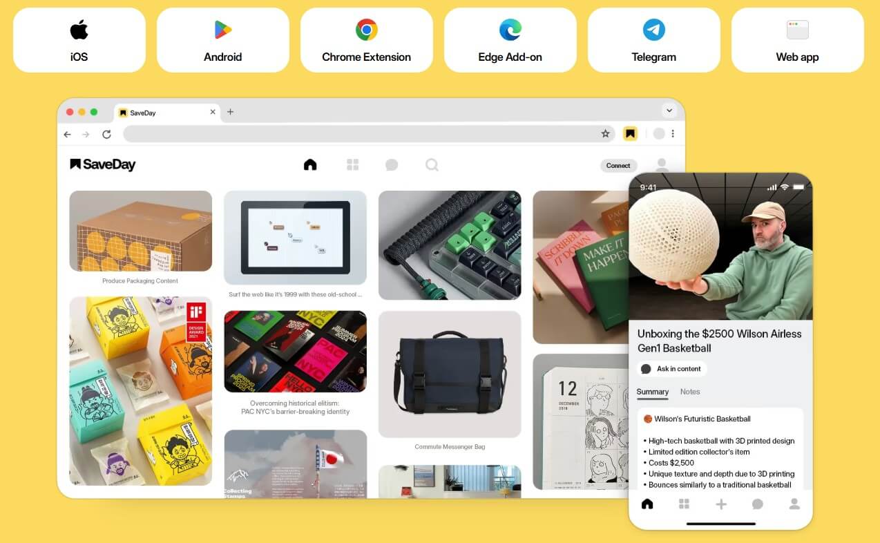 SaveDay Integrations