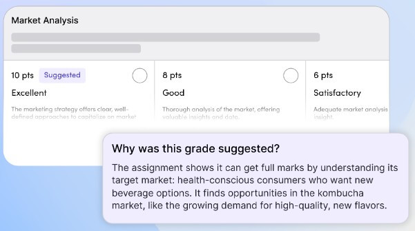 TimelyGrader grading suggestions