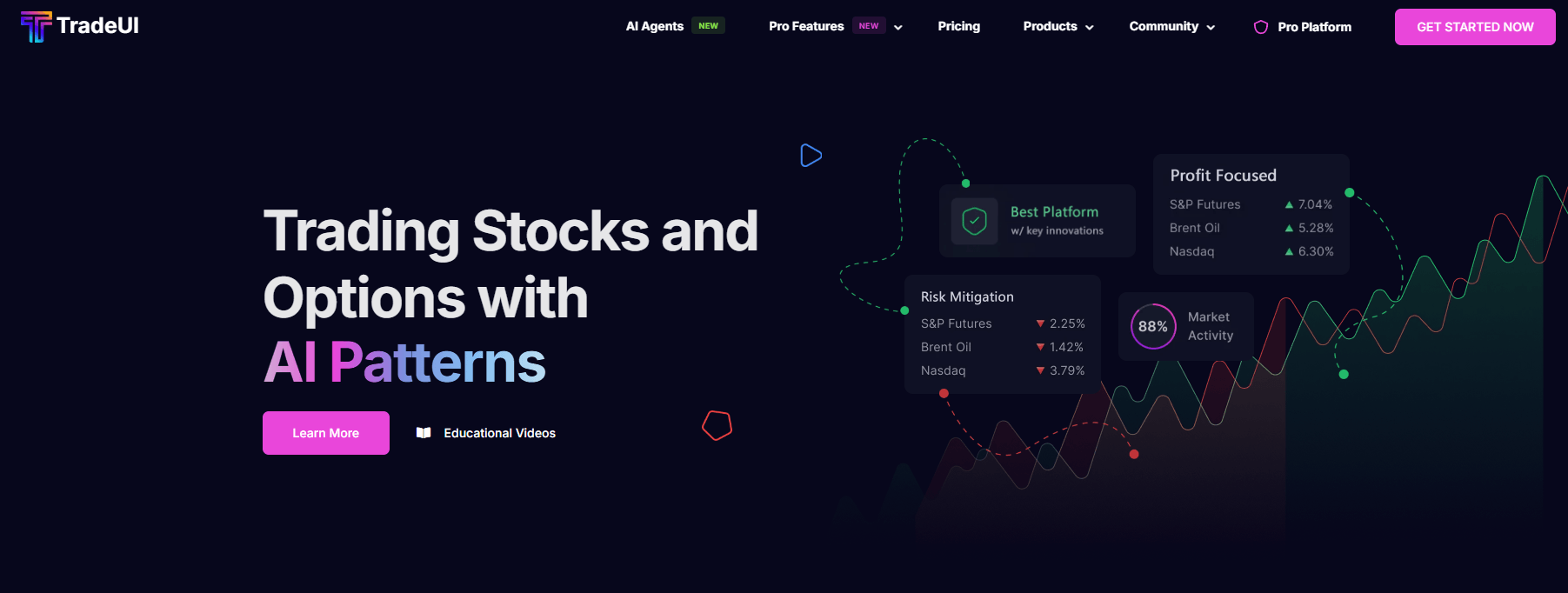 TradeUI Homepage