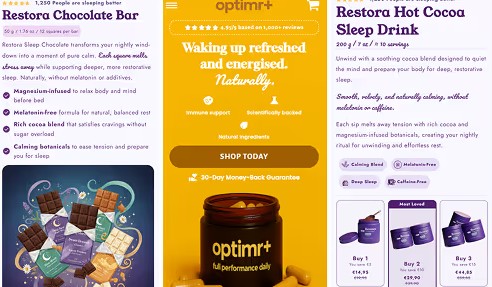 Persuva high converting product page feature