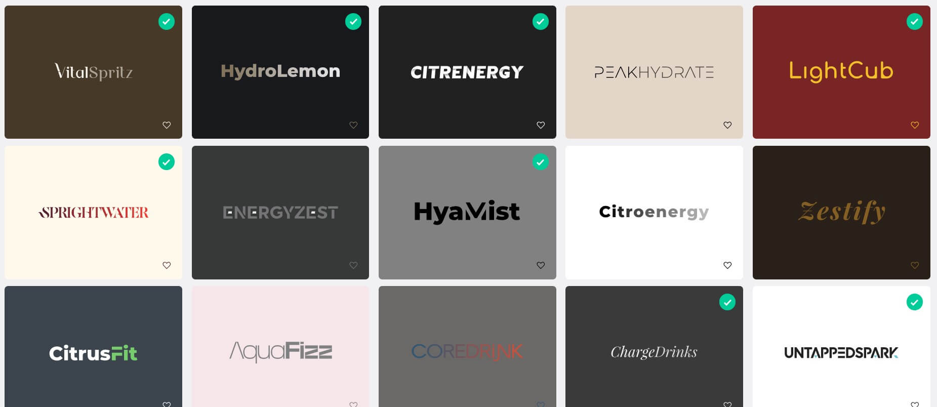 Namelix product line extension name results