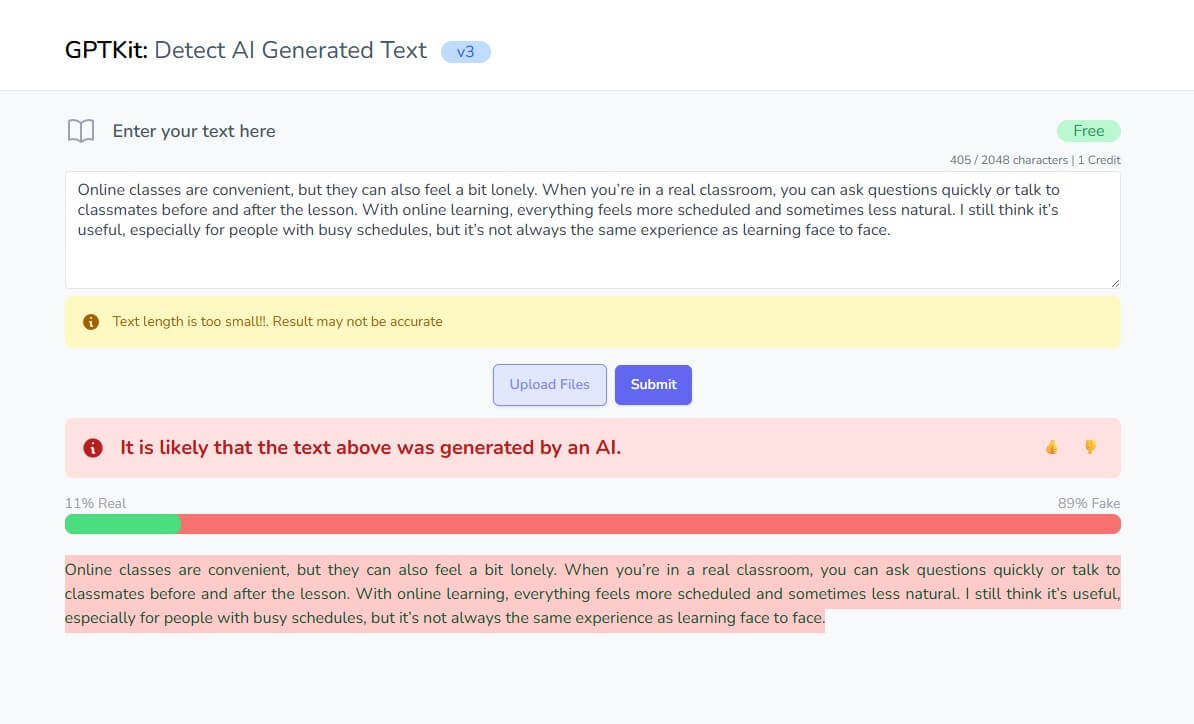 GPTKit sample 4 casual opinion style