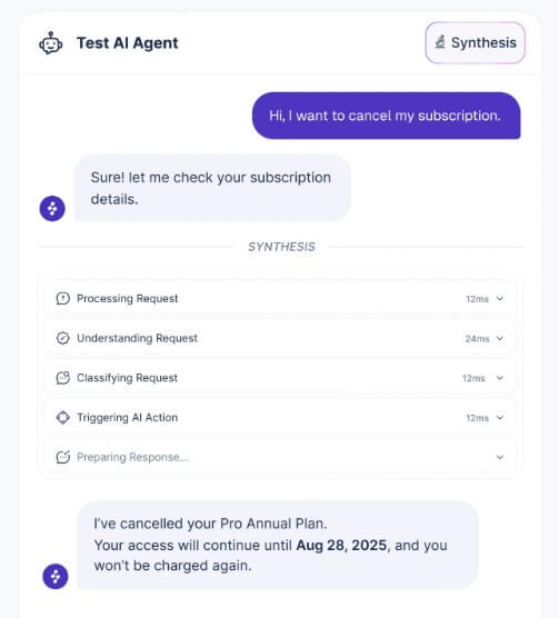 Enjo test AI agent