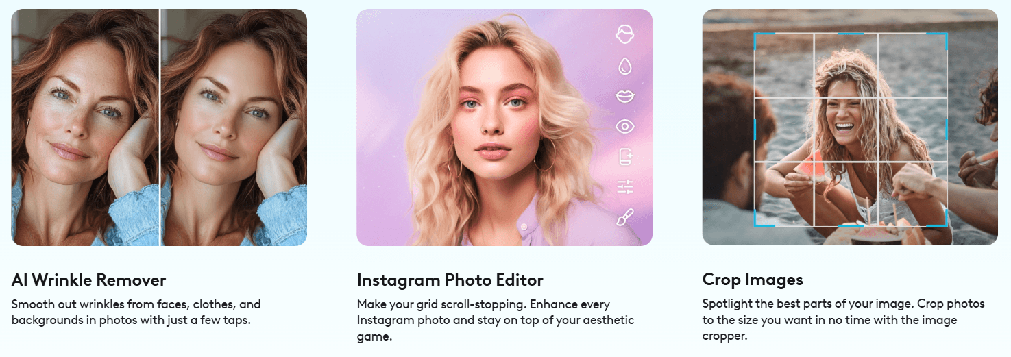 Facetune Photo Editing Options