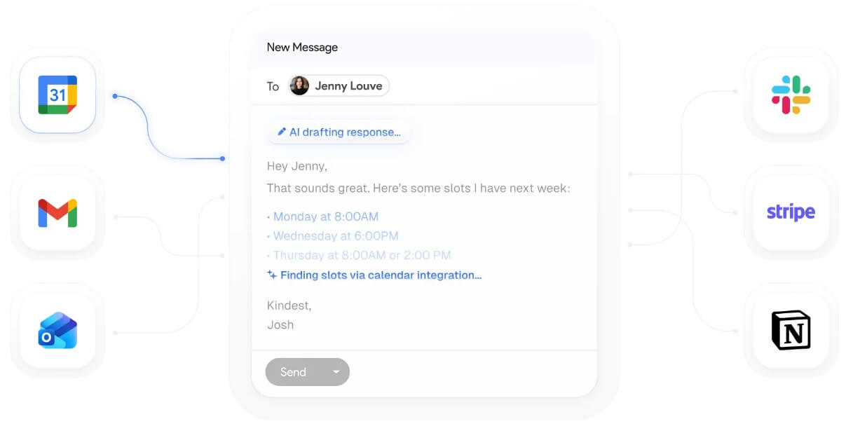 Inbox Zero pre-written drafts