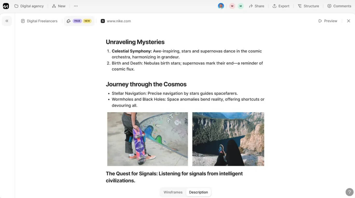 Flowmapp content planning