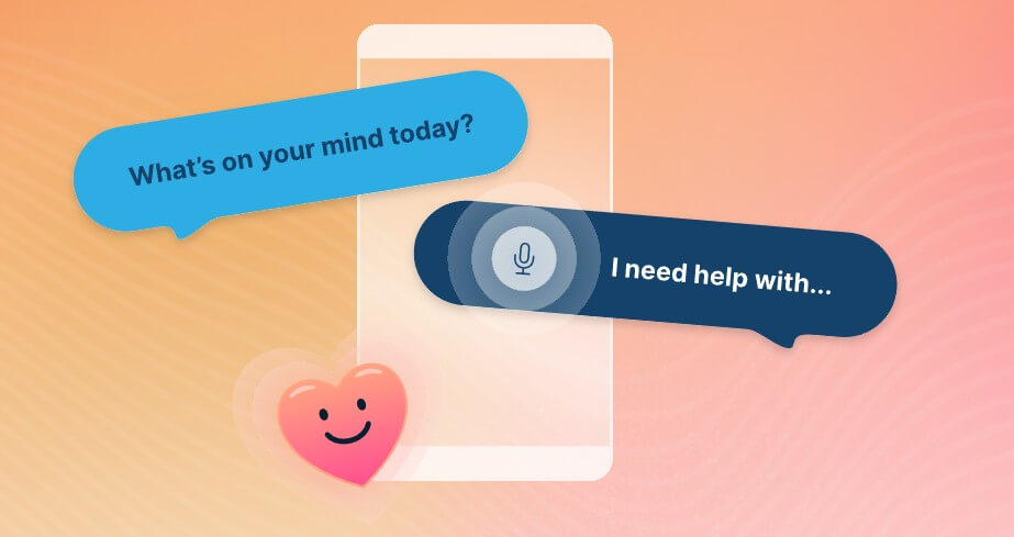 Feeling Great AI chat prompt asking what is on your mind