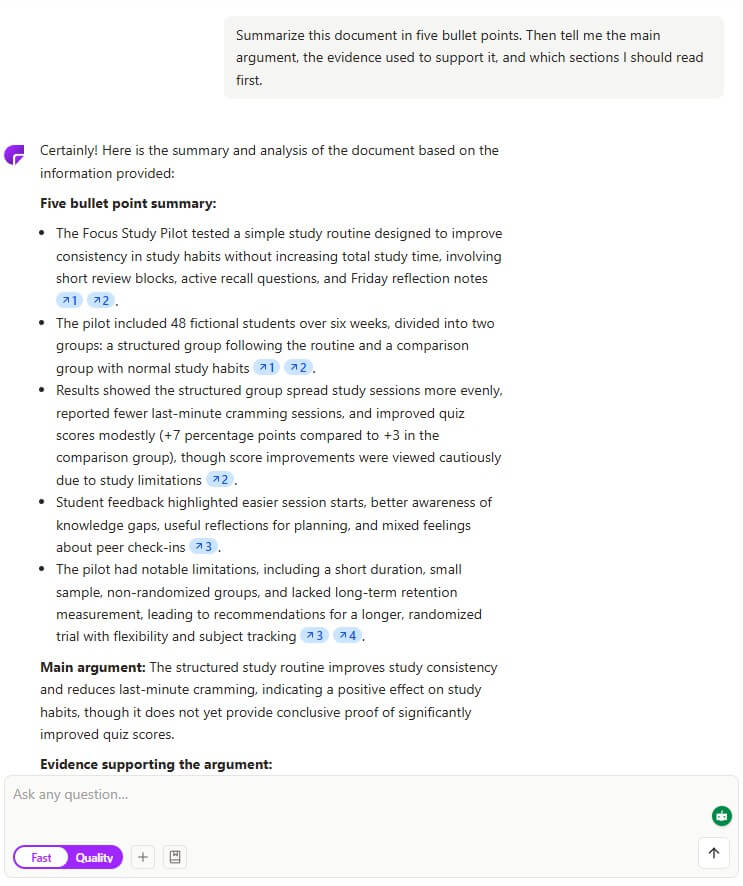 ChatPDF Prompt 1