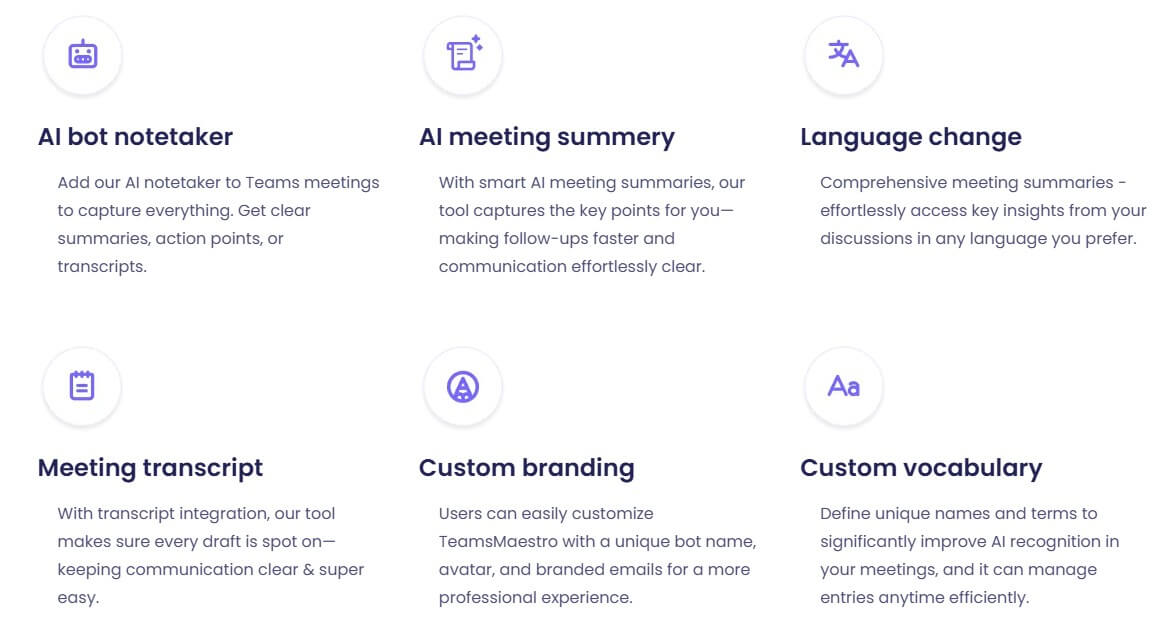 MailMaestro features