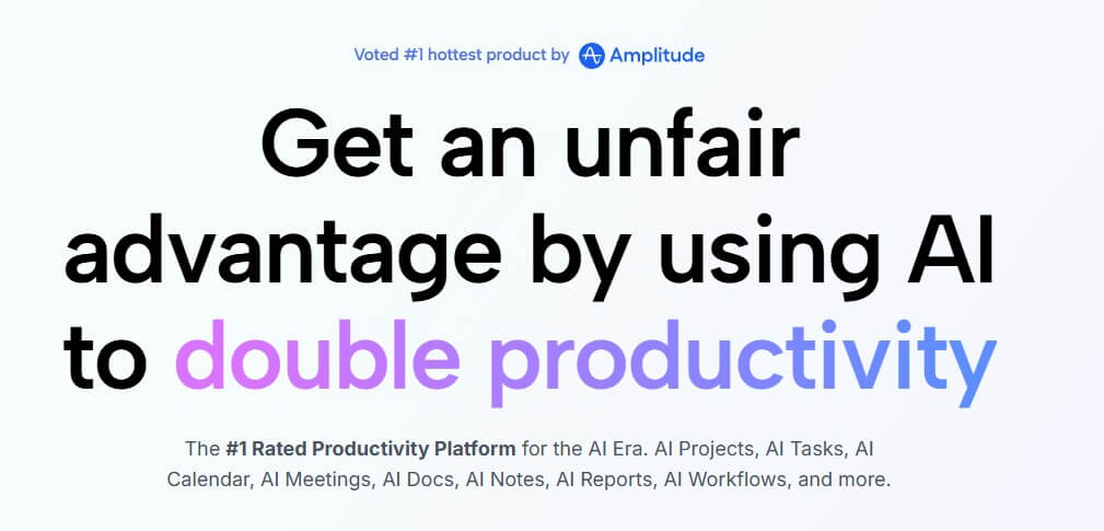 Motion AI productivity platform