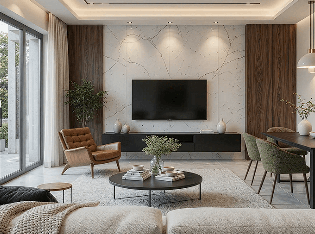 Photorealistic architectural render after AI rendering in Vibe3D