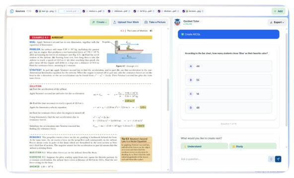 Quizbot AI Subject Tutor