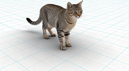 Draw3D workflow using a simple 3D blockout as structural guidance for an AI render