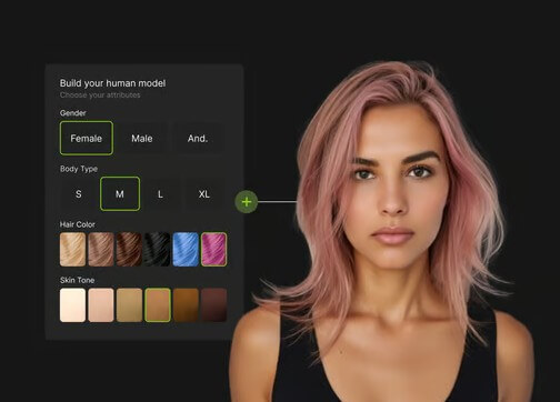 Flair AI human models for ecommerce imagery