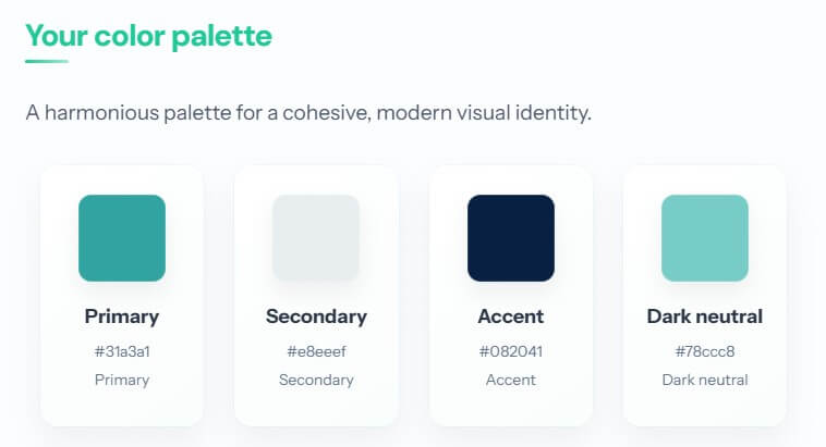 FlowPilot color palette generated in Brandolia