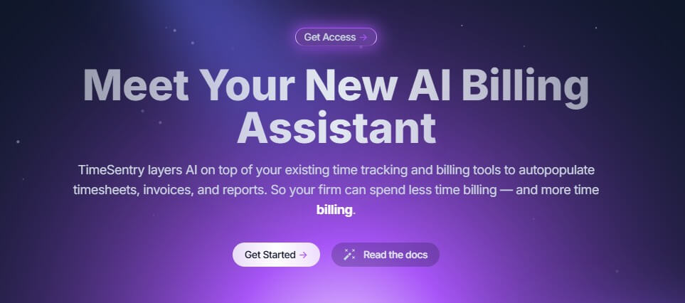 TimeSentry AI time tracking and billing assistant