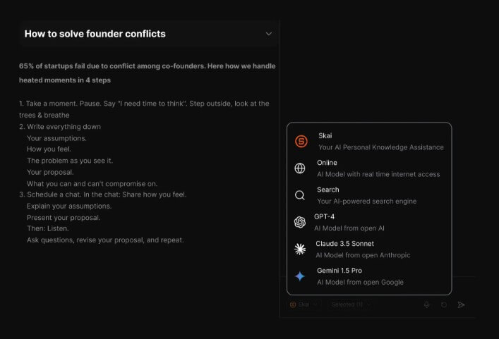 Saner AI write with AI