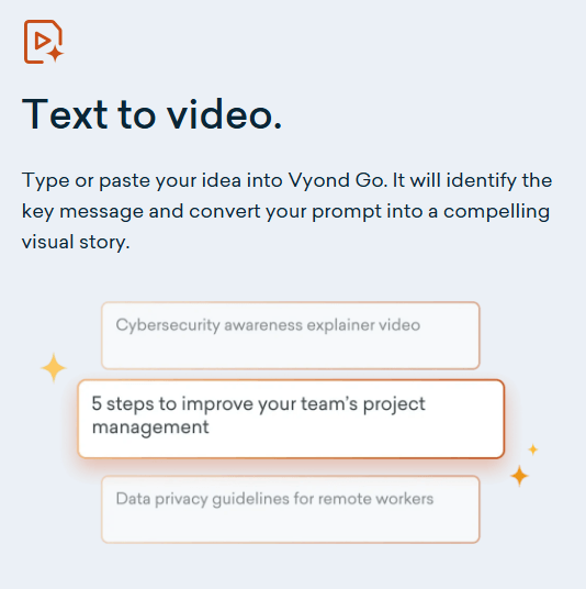 Vyond Text to Video