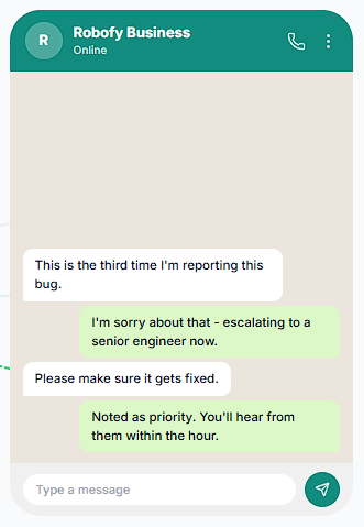 Robofy WhatsApp Agent