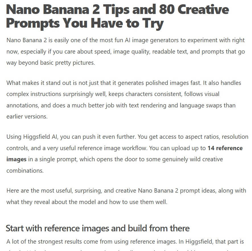 Video To Blog generated article output 1