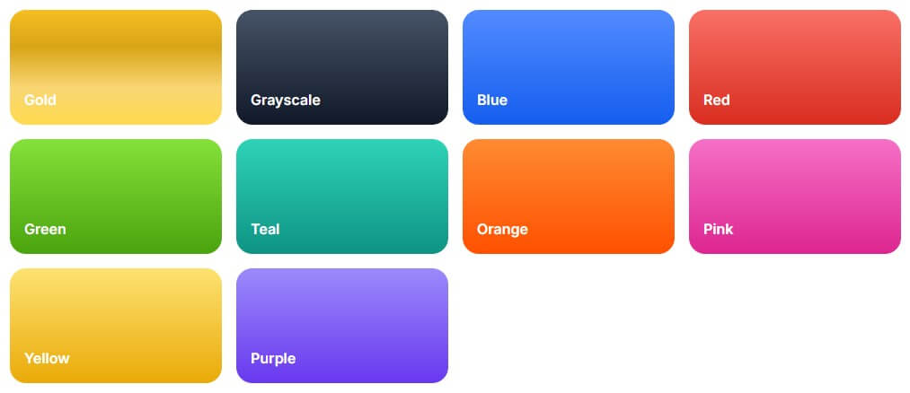 Turbologo logo color palette selection