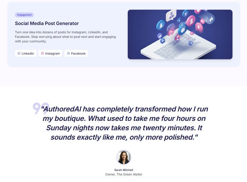 Stitch with Google landing page result four