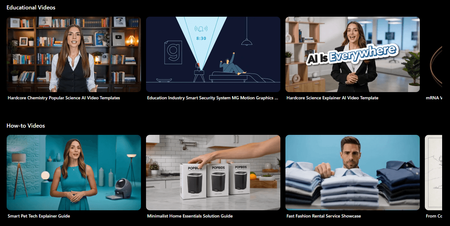 Topview.ai Explainer Video Templates