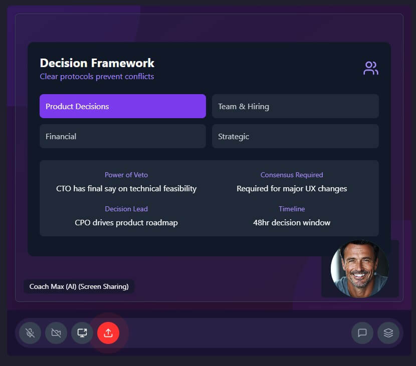 Mentara co-founder foundations coaching workflow