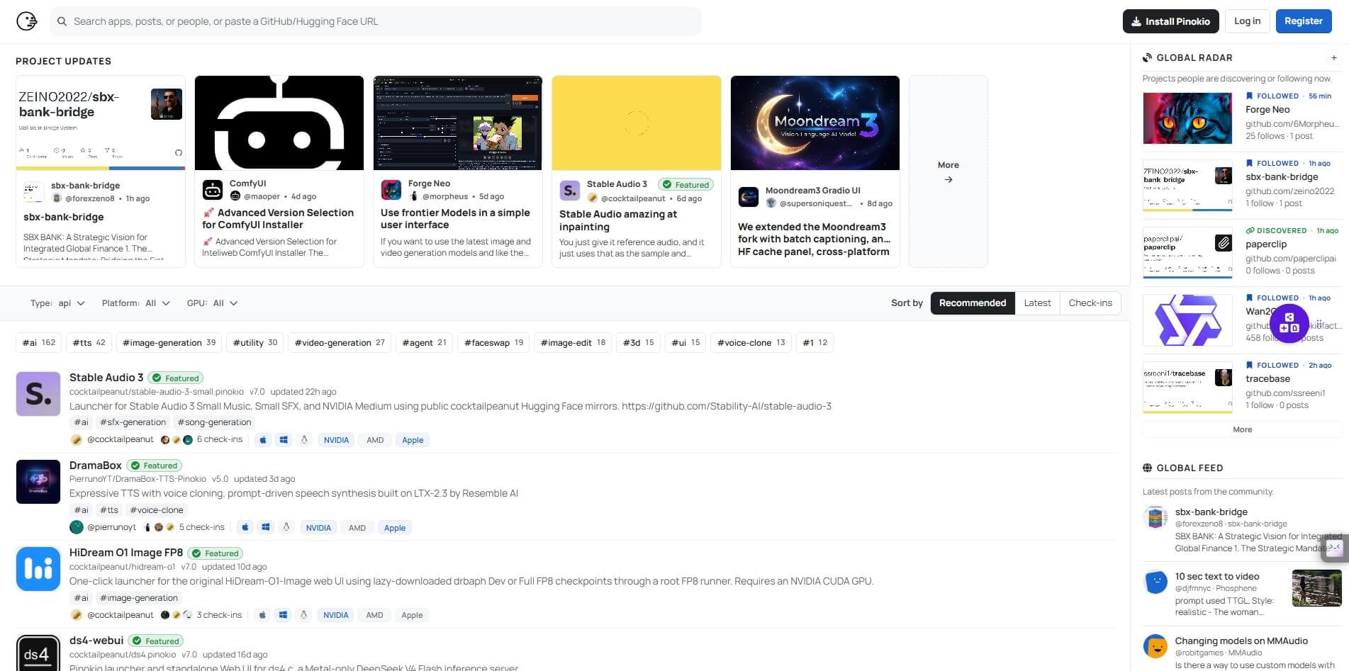 Pinokio Local AI App Launcher