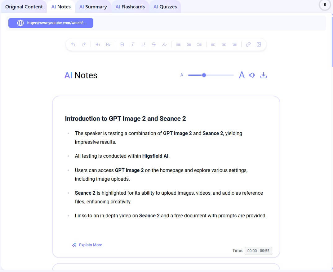 Mindgrasp AI Notes