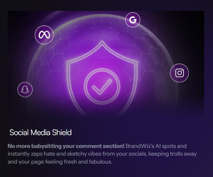 BrandWiz social media shield