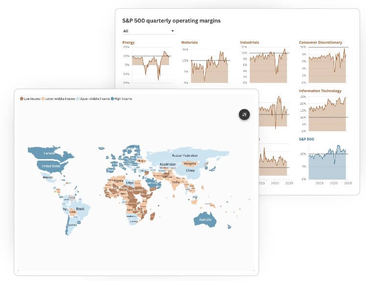 Flourish interactive data