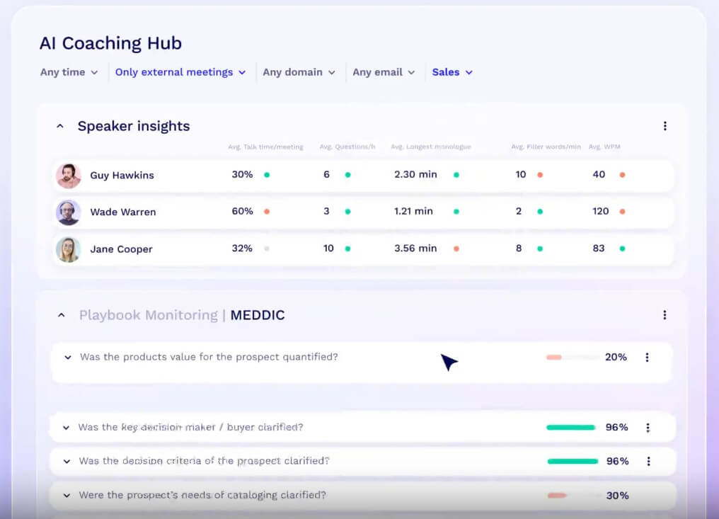 TL;DV AI coaching hub