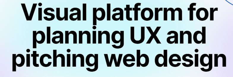 Flowmapp homepage and UX planning workspace