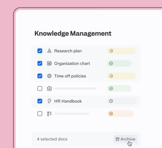 Slite knowledge management
